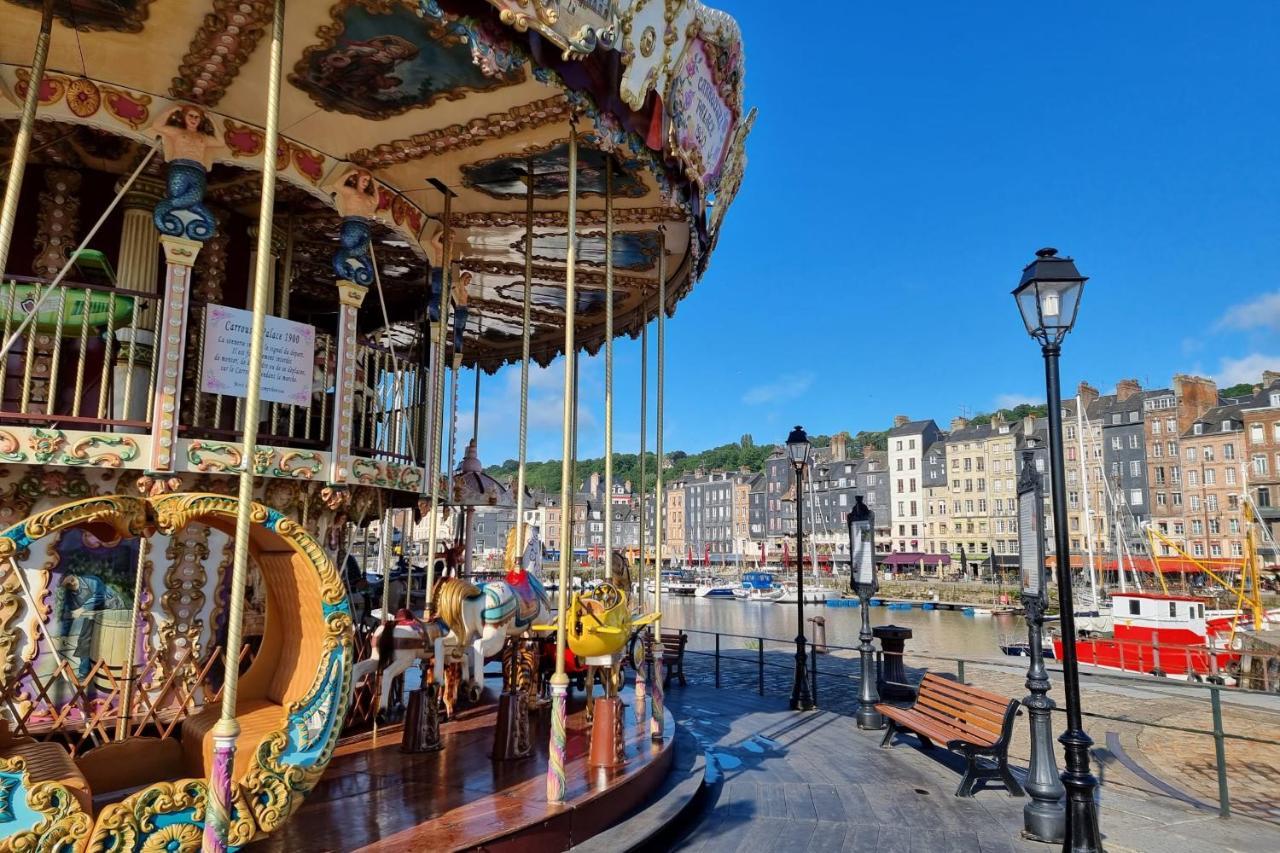 La Mezzanine D'Au Sans Pareil- Cosy Appartement City Center Honfleur Kültér fotó